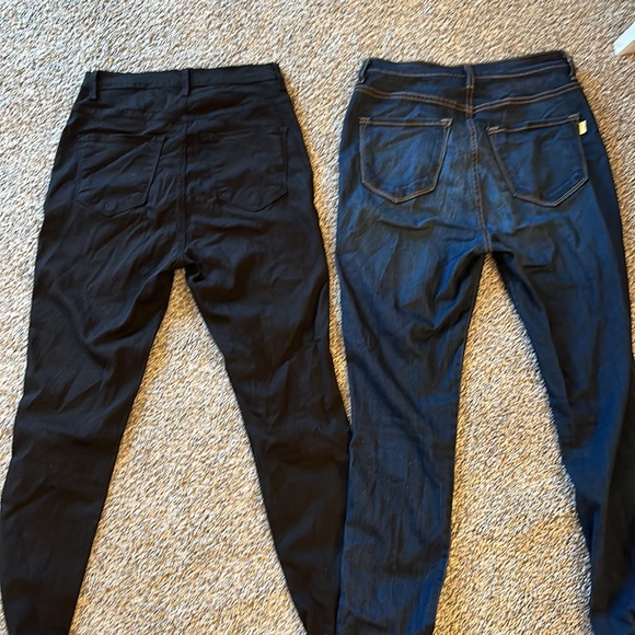 Two Pairs of Denim Vibrant Skinny Jeans - Blue and Black - Picture 8 of 11
